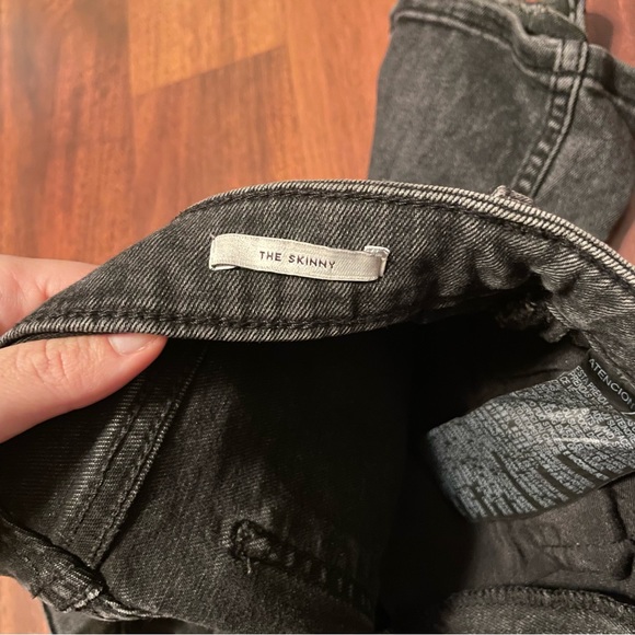 Zara split hem black jeans - Picture 3 of 6